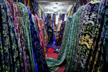 Kabul’s traditional clothing market