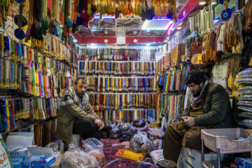 Kabul’s traditional clothing market