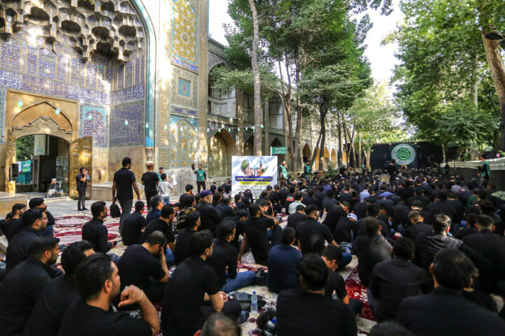 عزاداری در گذر چهارباغ
