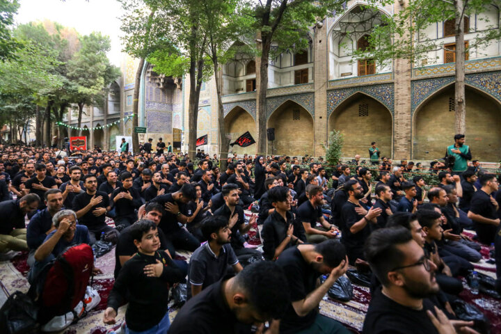 عزاداری در گذر چهارباغ