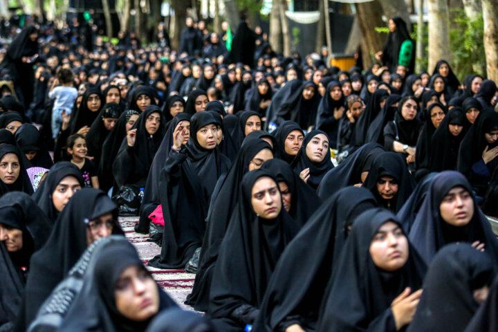 عزاداری در گذر چهارباغ