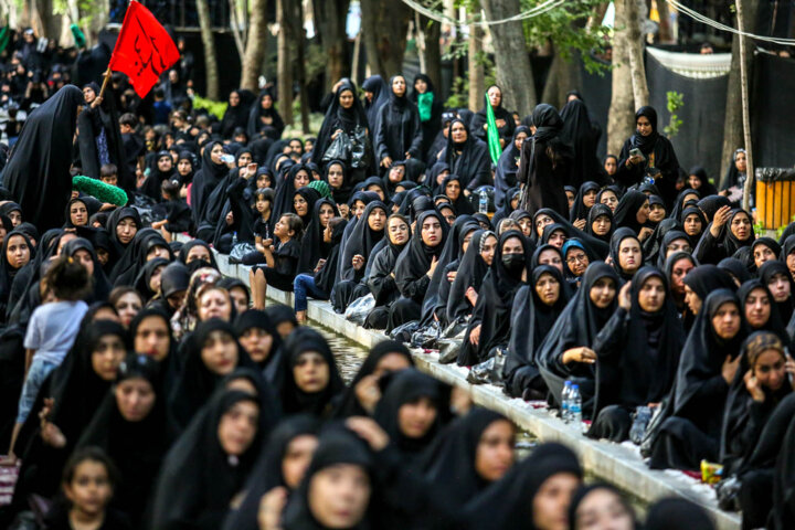عزاداری در گذر چهارباغ