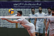Тренировка сборной Ирана по волейболу