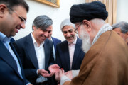 L’Ayatollah Ali Khamenei reçoit l'équipe nationale iranienne de futsal masculin