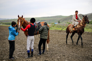 Iran's Bojnord spring horse racing