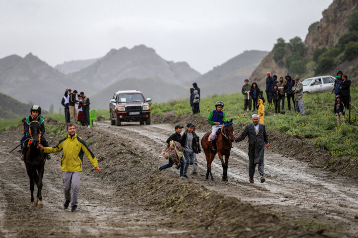 مسابقات کورس اسبدوانی بهاره روستای ایوب