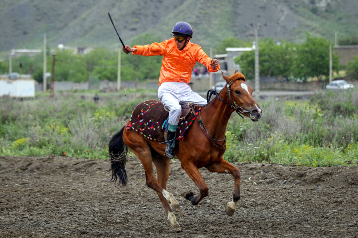 مسابقات کورس اسبدوانی بهاره روستای ایوب