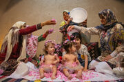 جشنواره ملی در امیریه دامغان پایان یافت/ اجرای گل‌غلتان برای ۱۲۰ نوزاد از ۱۰ استان