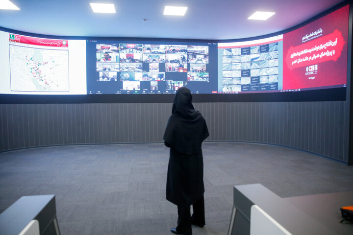افتتاح مرکز هوشمند رصد اطلاعات و داده‌کاوی جمعیت هلال احمر