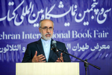 نشست خبری سخنگوی وزارت امور خارجه در سی و پنجمین نمایشگاه کتاب تهران- روز ششم