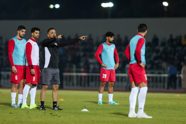 آخرین تمرین تیم ملی فوتبال در ایران