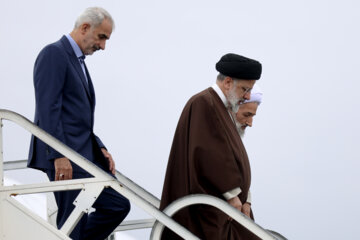 Le président Ebrahim Raissi en visite au Mazandaran le jeudi 16 mai 2024 au nord de l’Iran