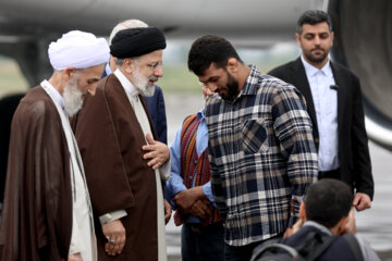 Le président Ebrahim Raissi en visite au Mazandaran le jeudi 16 mai 2024 au nord de l’Iran