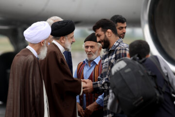 Le président Ebrahim Raissi en visite au Mazandaran le jeudi 16 mai 2024 au nord de l’Iran