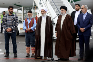 Le président Ebrahim Raissi en visite au Mazandaran le jeudi 16 mai 2024 au nord de l’Iran