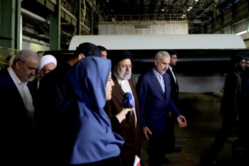 Le président Ebrahim Raissi en visite au Mazandaran le jeudi 16 mai 2024 au nord de l’Iran
