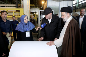 Le président Ebrahim Raissi en visite au Mazandaran le jeudi 16 mai 2024 au nord de l’Iran