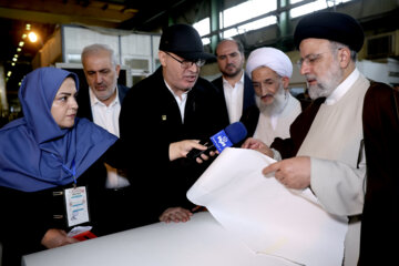 Le président Ebrahim Raissi en visite au Mazandaran le jeudi 16 mai 2024 au nord de l’Iran