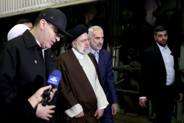 Le président Ebrahim Raissi en visite au Mazandaran le jeudi 16 mai 2024 au nord de l’Iran