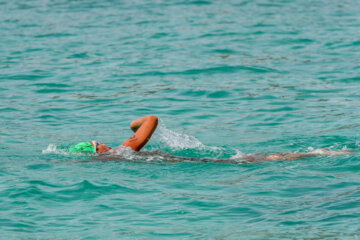 Tournoi de la natation marathon à Kish, dans le sud de l’Iran 