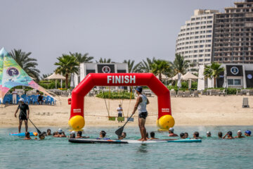 Tournoi de la natation marathon à Kish, dans le sud de l’Iran 