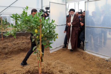 افتتاح پروژه های کشاورزی با حضور رئیس جمهور در روستای خرم کلا- مازندران