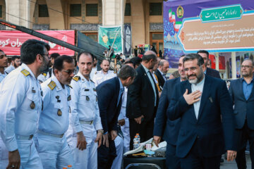 مراسم روز اقتدار دریایی ارتش در سی و پنجمین نمایشگاه کتاب تهران- روز نهم