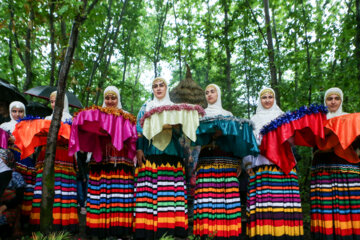 Festival de plantation de riz dans le nord de l'Iran