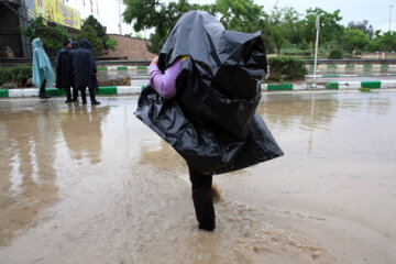 بارش های سیل آسا در مشهد