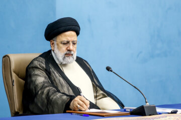 حضور آیت الله سید ابراهیم رئیسی رئیس جمهور در جلسه شورای عالی فضای مجازی