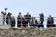 Presidentes de Irán y Azerbaiyan inauguran la presa Qiz Qalasy
