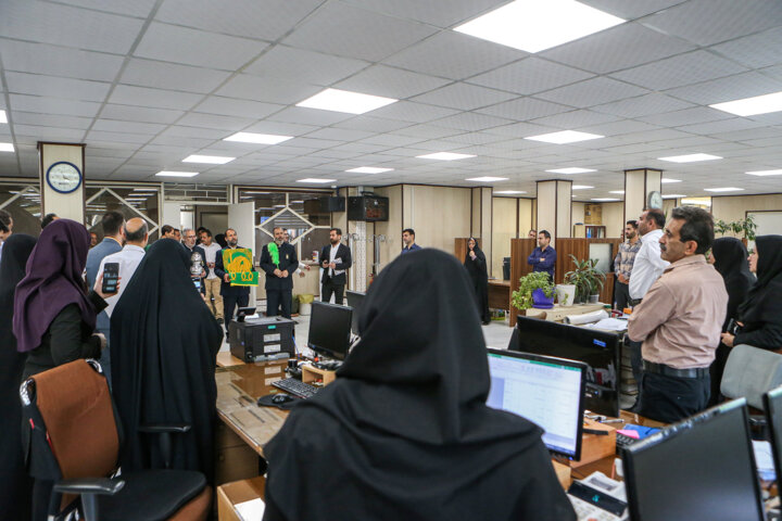 حضور خادمان رضوی در خبرگزاری ایرنا