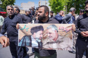 صدر رئیسی کے غم میں ایران کے خرم آباد اور رشت شہروں کے عوام کی عزاداری
