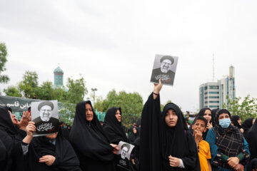 Historical Funeral of Martyrs of Service in Qom