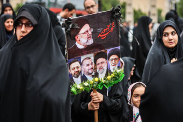 Historical Funeral of Martyrs of Service in Qom