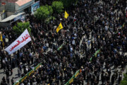 تصاویر تشییع رئیس جمهور فقید جمهوری اسلامی ایران در تهران