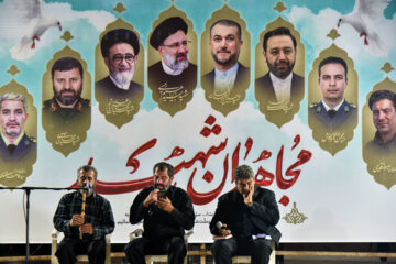 عزاداری مردم در سوگ شهدای خدمت - بوشهر