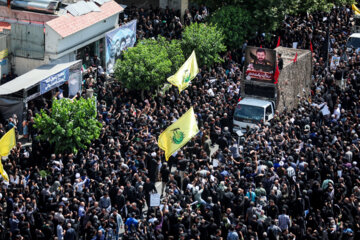 تشییع شهدای خدمت در تهران