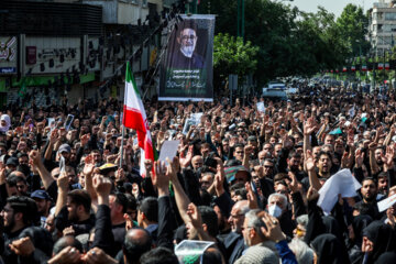 تشییع شهدای خدمت در تهران