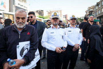 تشییع شهدای خدمت در تهران