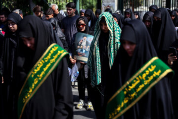 تشییع شهدای خدمت در تهران