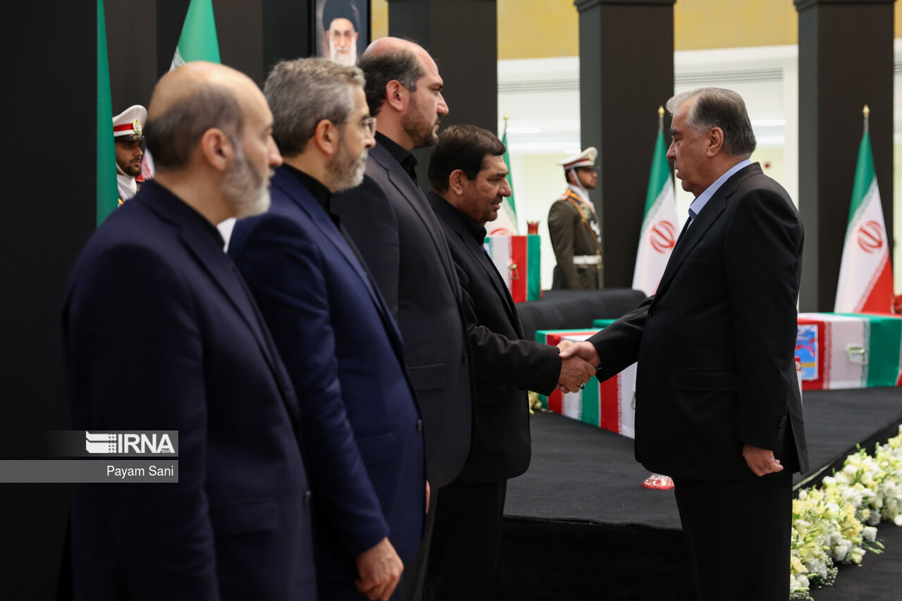 ادای احترام مقامات کشورها به رئیس جمهور شهید