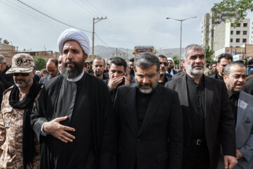 Ceremonia de procesión fúnebre por el presidente Raisi en Biryand