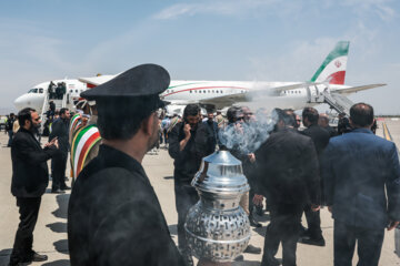 Martyred president’s funeral in Mashhad