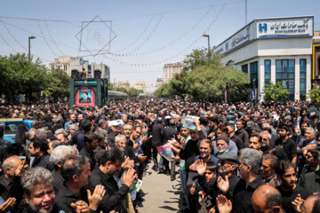 تشییع خادم الرضا در مشهدشMartyred president’s funeral in Mashhad