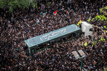 President Raisi's body arrives in Mashhad for burial
