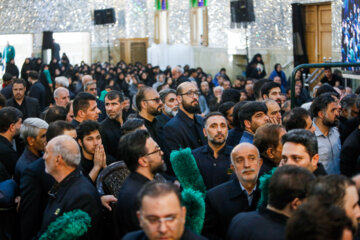 تشییع و تدفین شهید «حسین امیر عبداللهیان» در حرم حضرت عبدالعظیم حسنی (ع)