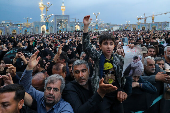 Late President Ebrahim Raisi laid to rest at Imam Reza shrine in Mashhad