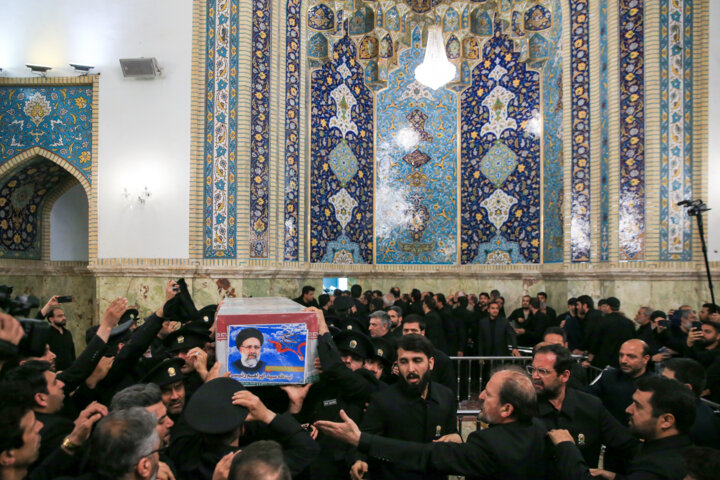 Late President Ebrahim Raisi laid to rest at Imam Reza shrine in Mashhad