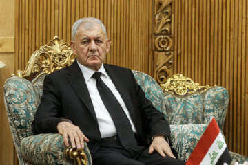 «عبداللطیف رشید» رئیس‌جمهور عراق در فرودگاه مهرآباد